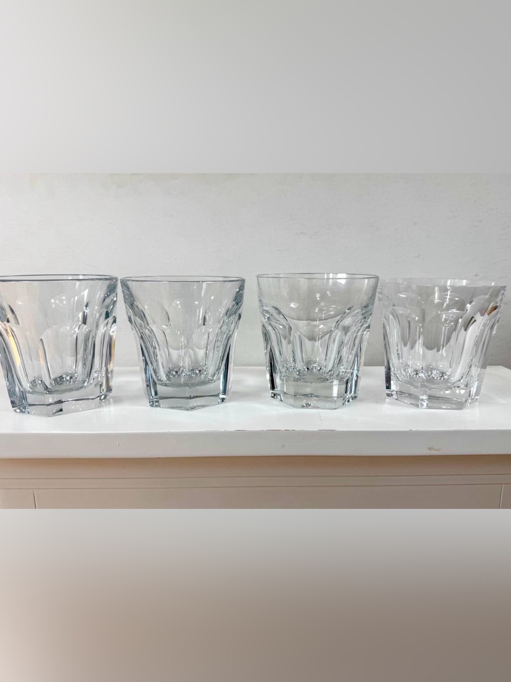 Baccarat Crystal Harcourt Double Old Fashioned Glasses